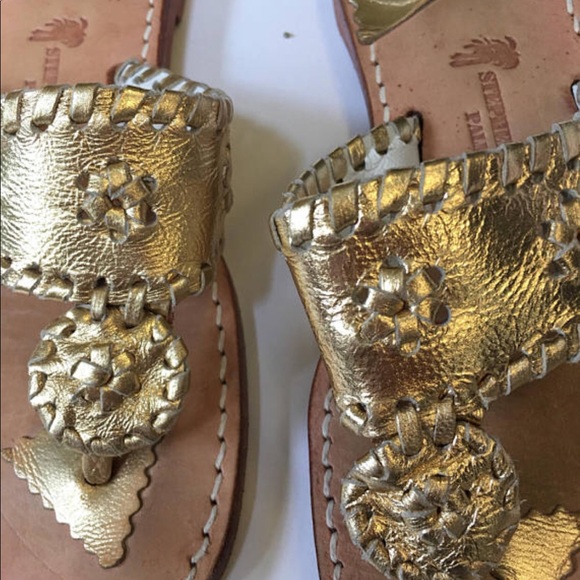 Stephen Bonanno Gold 👑✨sandals Girls size 3 - Picture 3 of 6